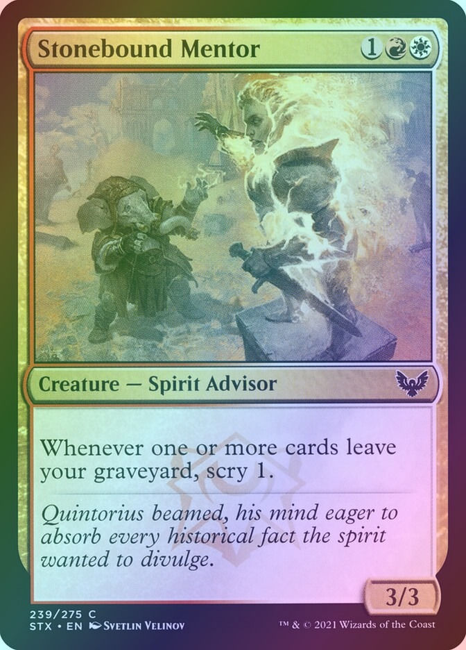 Stonebound Mentor (STX) (239) / Foil