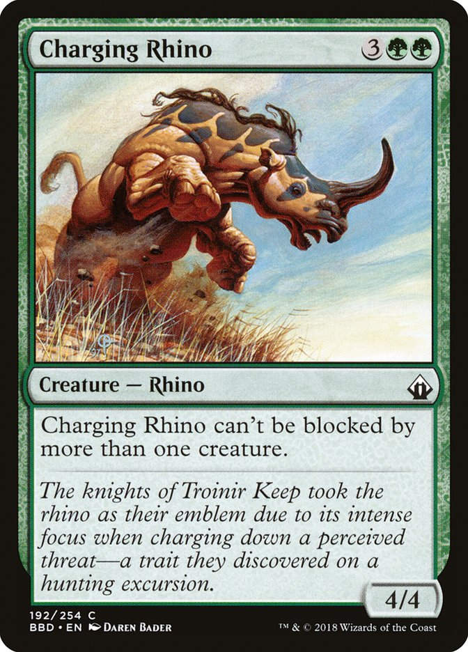 Charging Rhino (BBD) (192) / Foil