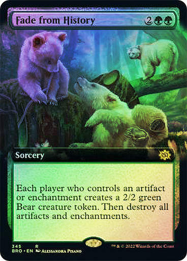 Fade from History (BRO) / Extended Art Foil