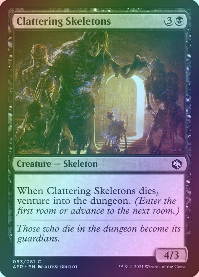 Clattering Skeletons (AFR) (93) / Foil