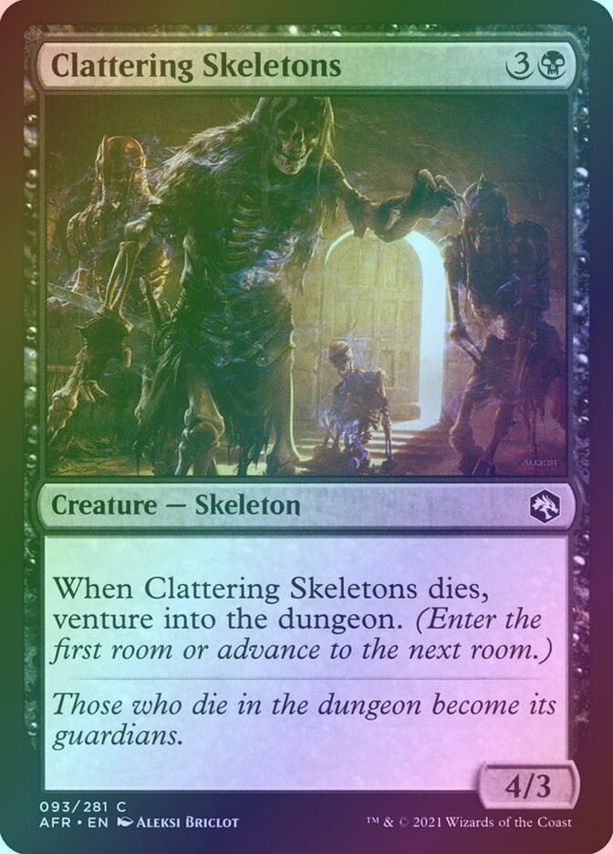 Clattering Skeletons (AFR) (93) / Foil