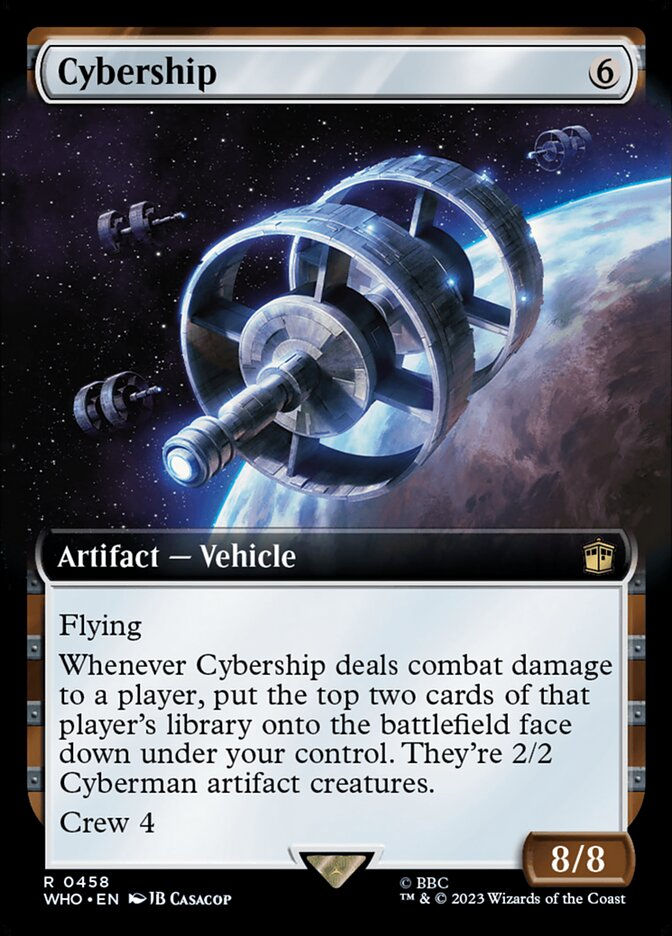 Cybership (WHO) (458) / Extended Art