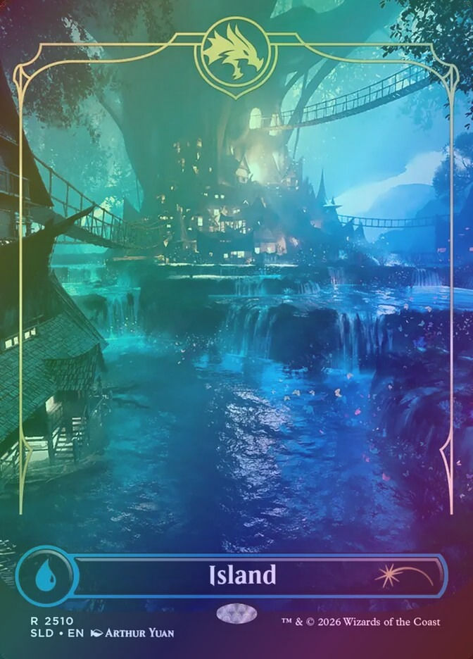 Island (SLD) (2510) / Borderless / Foil