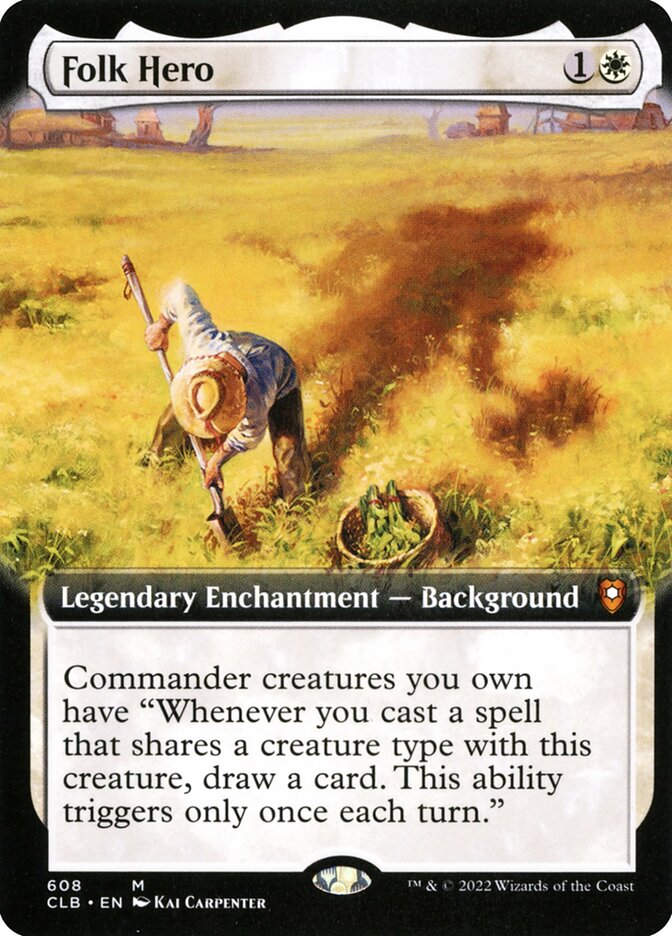 Folk Hero (CLB) (608) / Extended Art