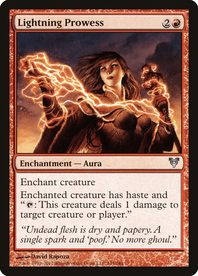 Lightning Prowess (AVR) (145) / Foil