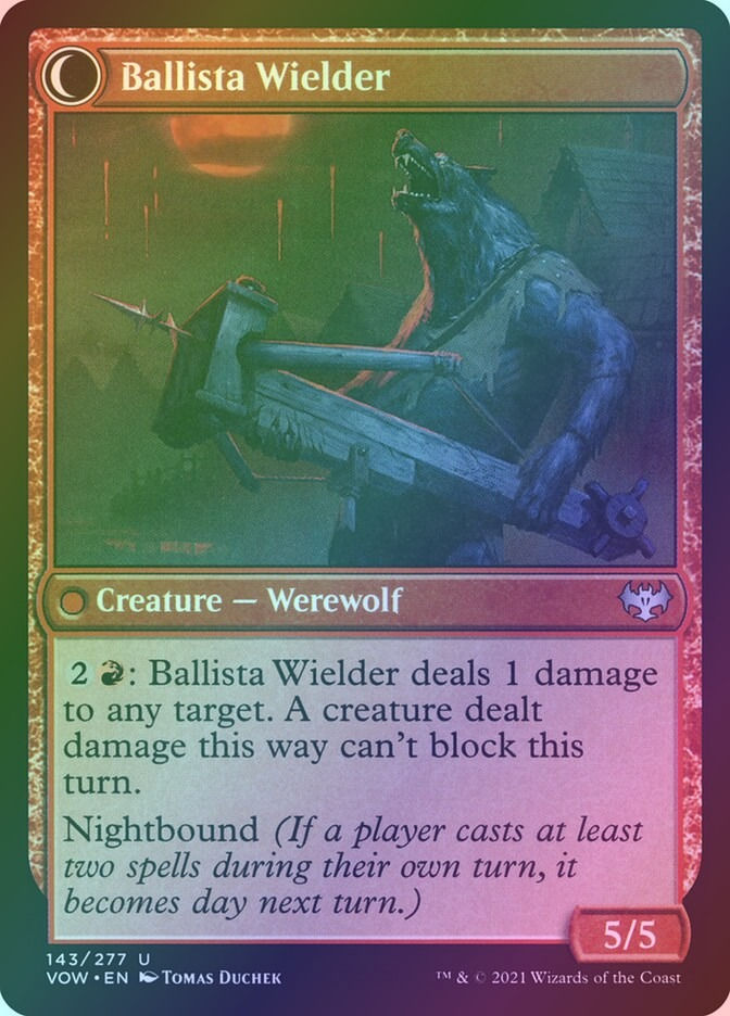 Ballista Watcher // Ballista Wielder (VOW) (143) / Foil — cara 2 de 2