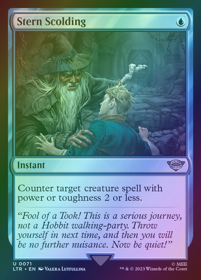 Stern Scolding (LTR) (71) / Foil