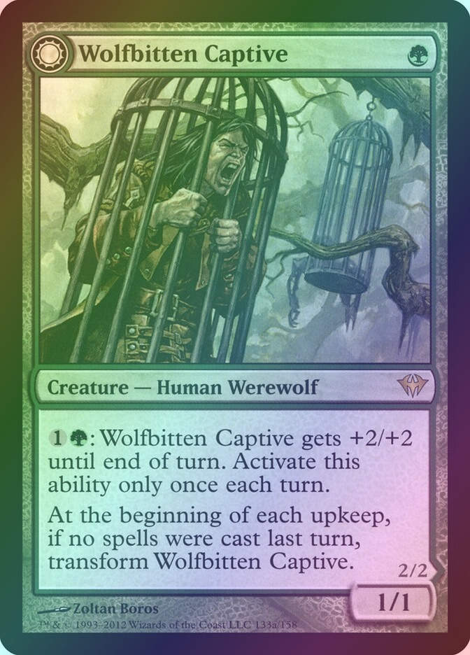 Wolfbitten Captive // Krallenhorde Killer (DKA) (133) / Foil