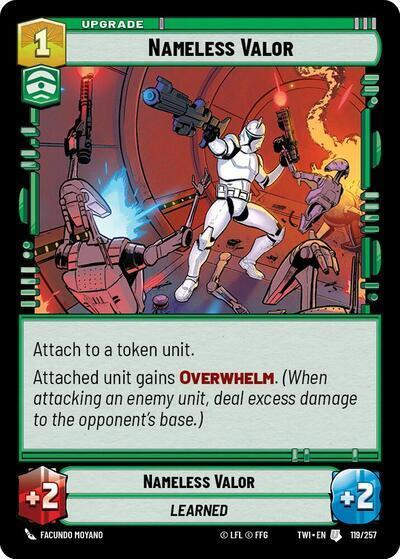 Nameless Valor (TWI) (119/257) / Foil