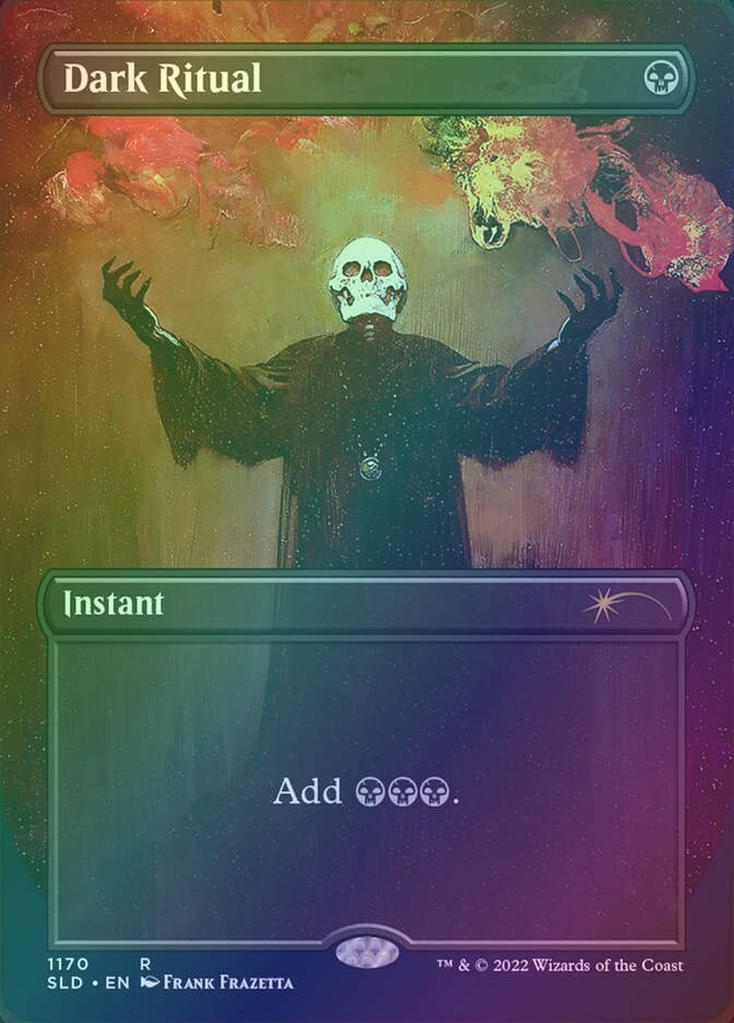Dark Ritual (SLD) (1170) / Borderless / Foil