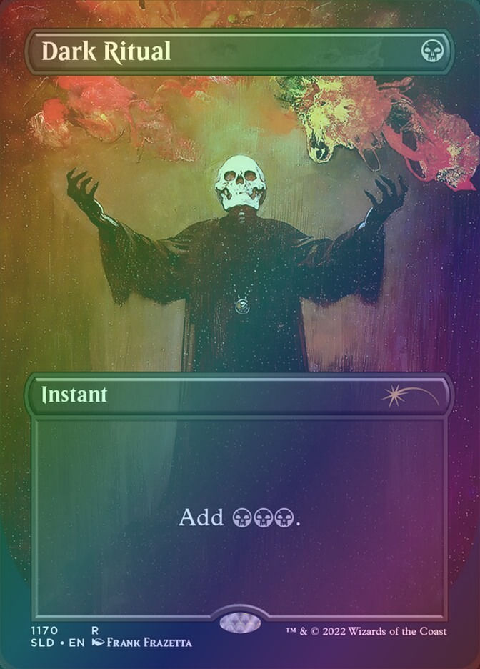 Dark Ritual (SLD) (1170) / Borderless / Foil