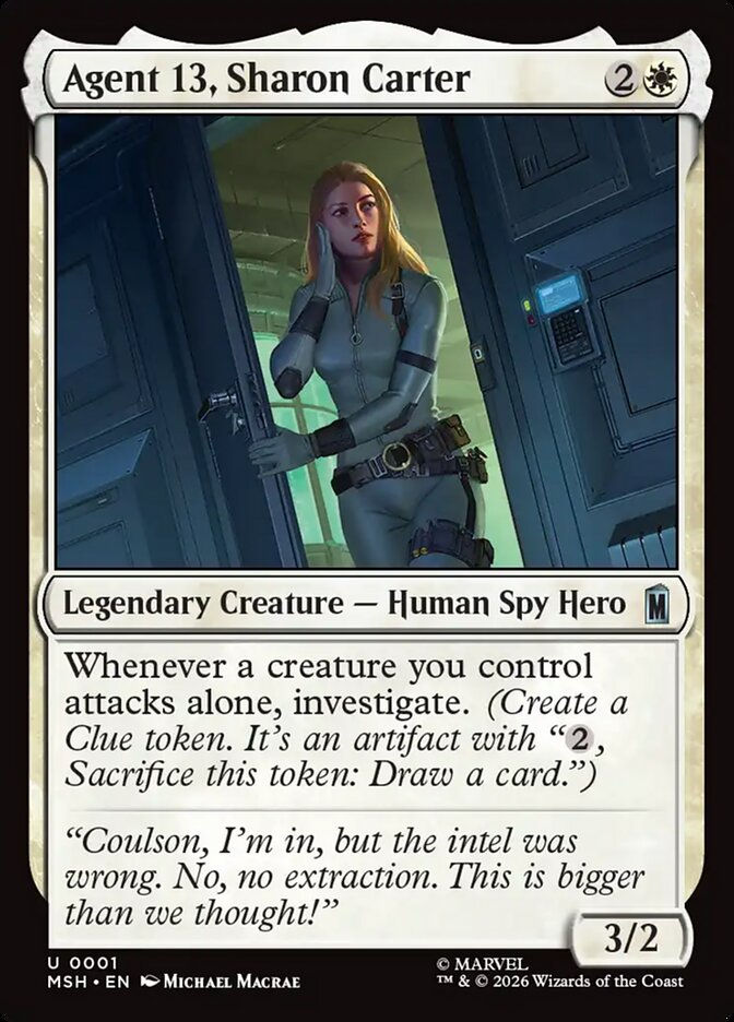 Agent 13, Sharon Carter (MSH) (1)