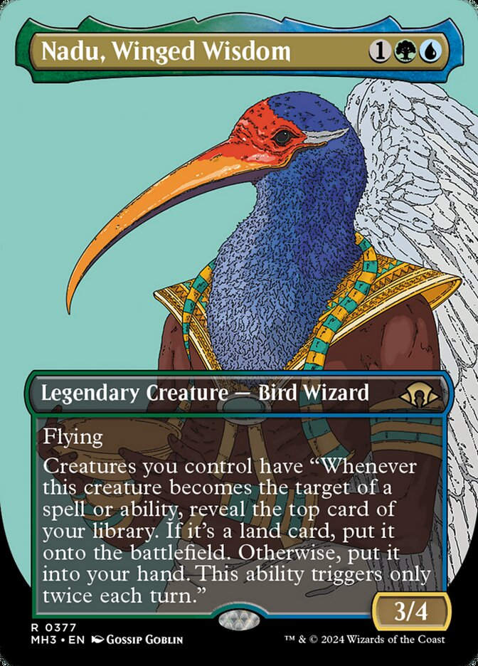 Nadu, Winged Wisdom (MH3) (377) / Borderless