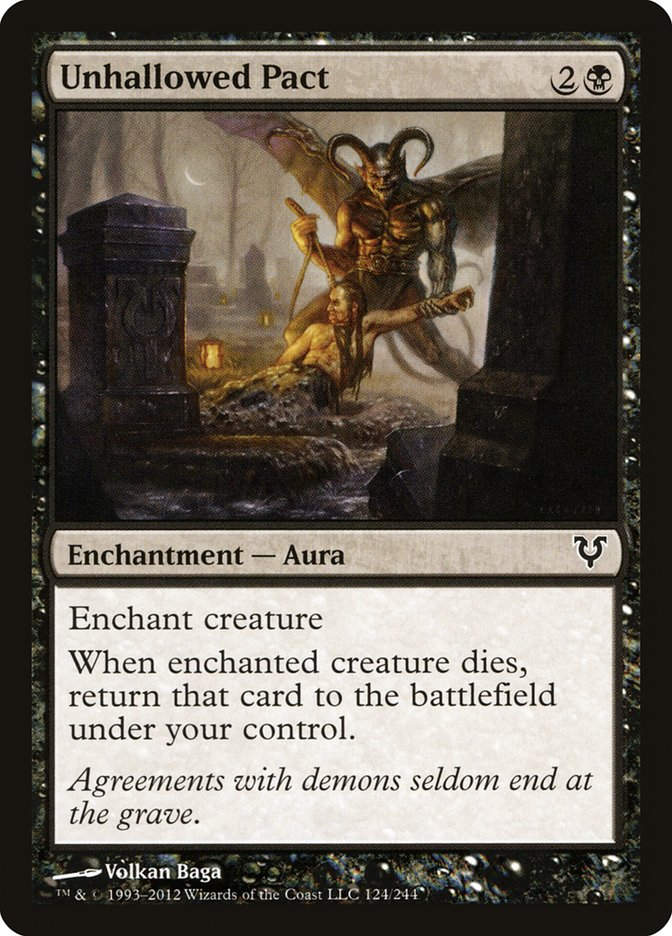 Unhallowed Pact (AVR) (124) / Foil