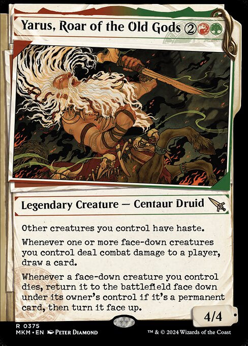 Yarus, Roar of the Old Gods (mkm) (375) / Showcase
