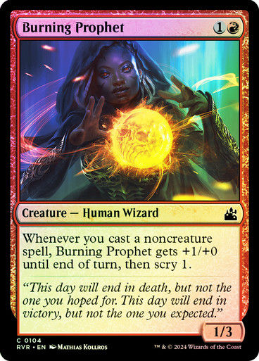 Burning Prophet (rvr) (104) / Foil