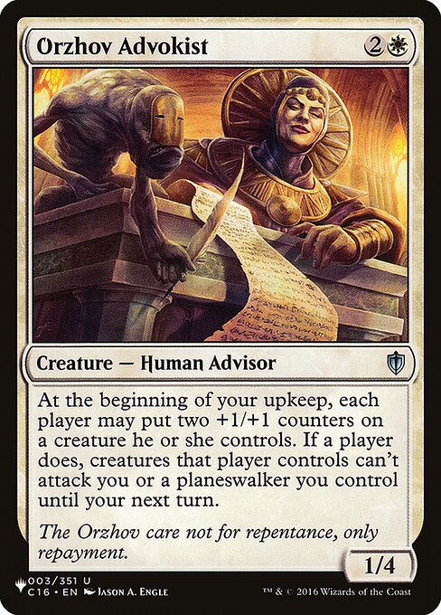 Orzhov Advokist (PLST) (C16-3)