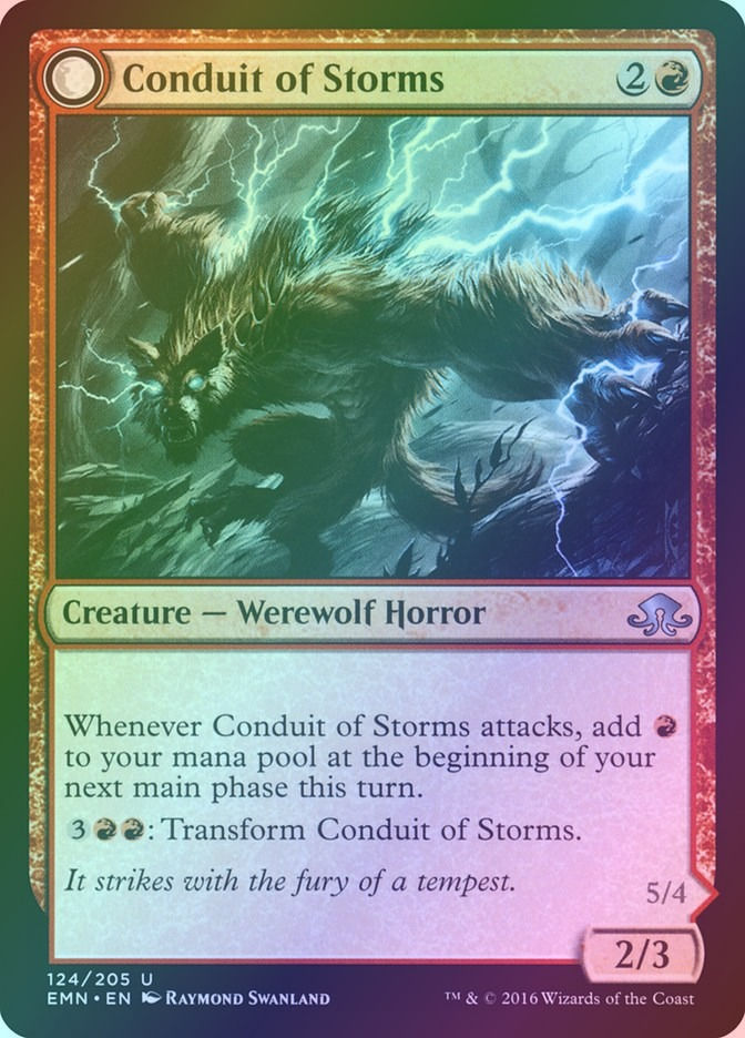 Conduit of Storms // Conduit of Emrakul (EMN) (124) / Foil — cara 1 de 2