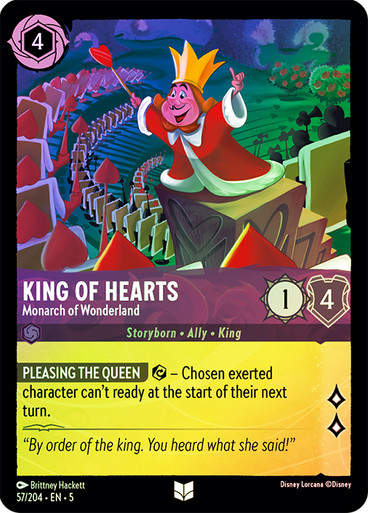 King of Hearts - Monarch of Wonderland (LOR_SHS) / Foil