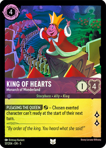 King of Hearts - Monarch of Wonderland (LOR_SHS) / Foil