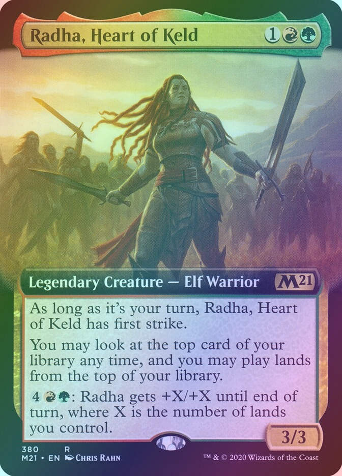 Radha, Heart of Keld (M21) (380) / Extended Art / Foil