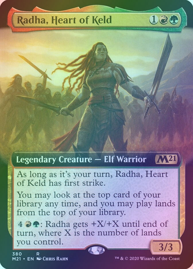 Radha, Heart of Keld (M21) (380) / Extended Art / Foil
