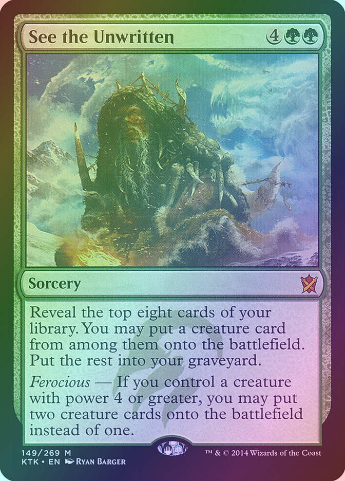 See the Unwritten (KTK) (149) / Foil