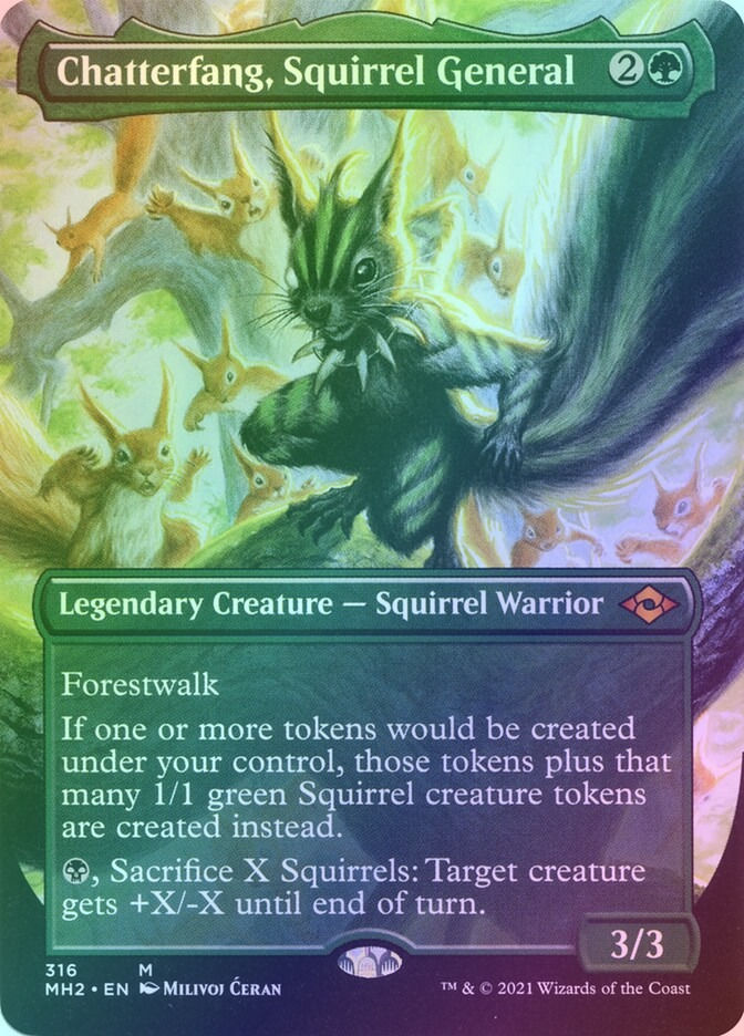 Chatterfang, Squirrel General (MH2) (316) / Borderless / Foil