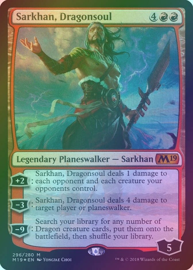 Sarkhan, Dragonsoul (M19) (296) / Foil