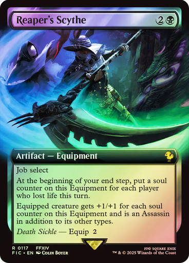 Reaper's Scythe (FIC) (117) / Extended Art / Foil