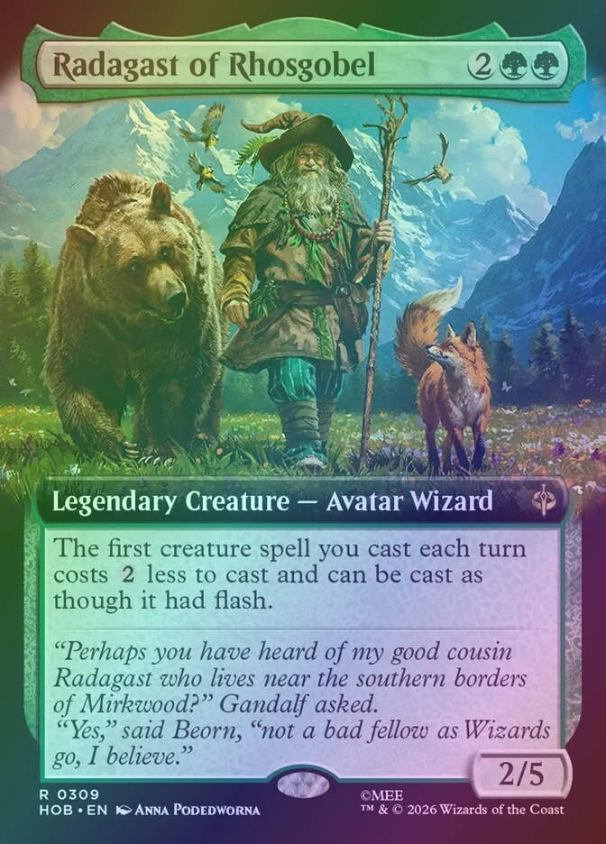 Radagast of Rhosgobel (HOB) (309) / Extended Art / Foil