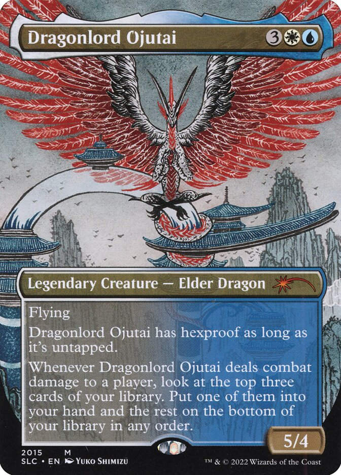Dragonlord Ojutai (SLC) (2015) / Borderless