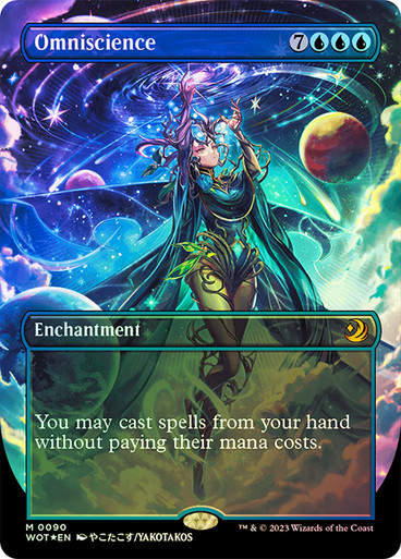 Omniscience (wot) / Anime Borderless Confetti Foil