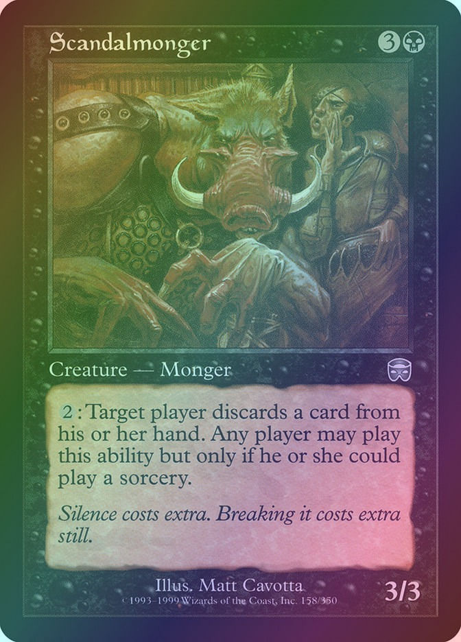 Scandalmonger (MMQ) (158) / Foil