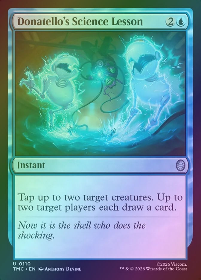 Donatello's Science Lesson (TMC) (110) / Foil