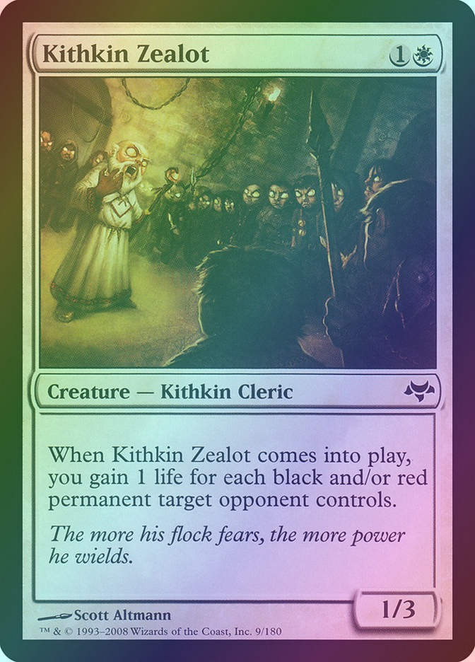 Kithkin Zealot (EVE) (9) / Foil