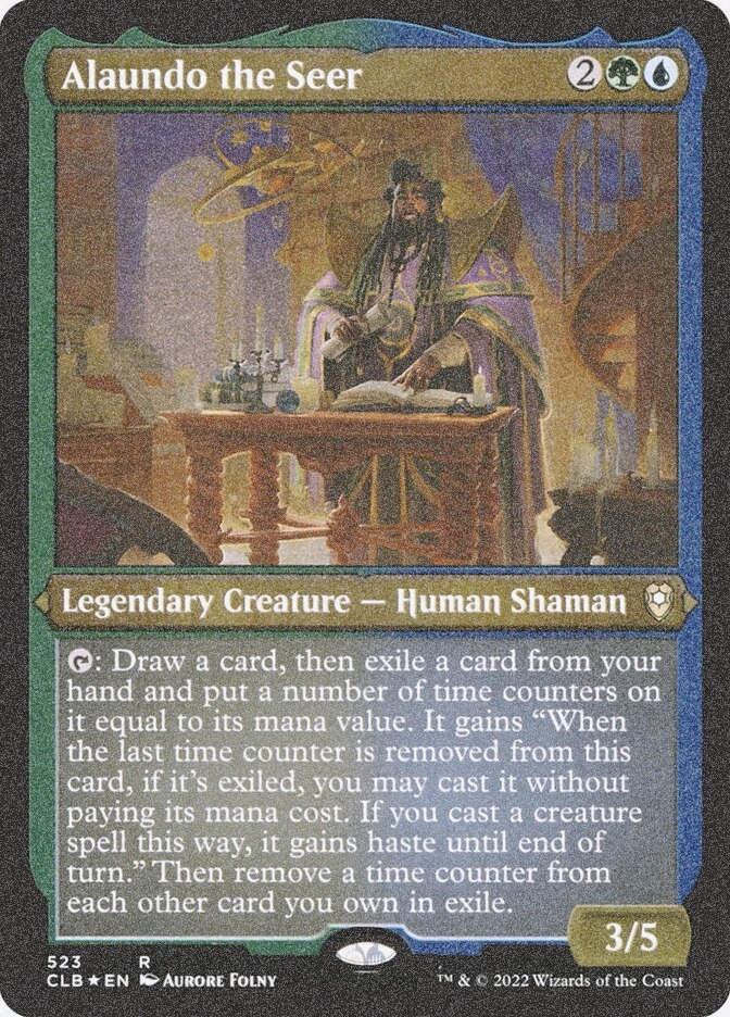 Alaundo the Seer (CLB) (523) / Foil Etched