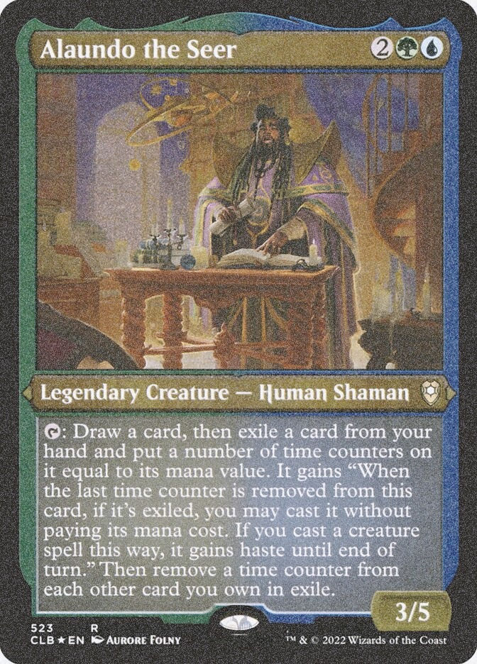 Alaundo the Seer (CLB) (523) / Foil Etched