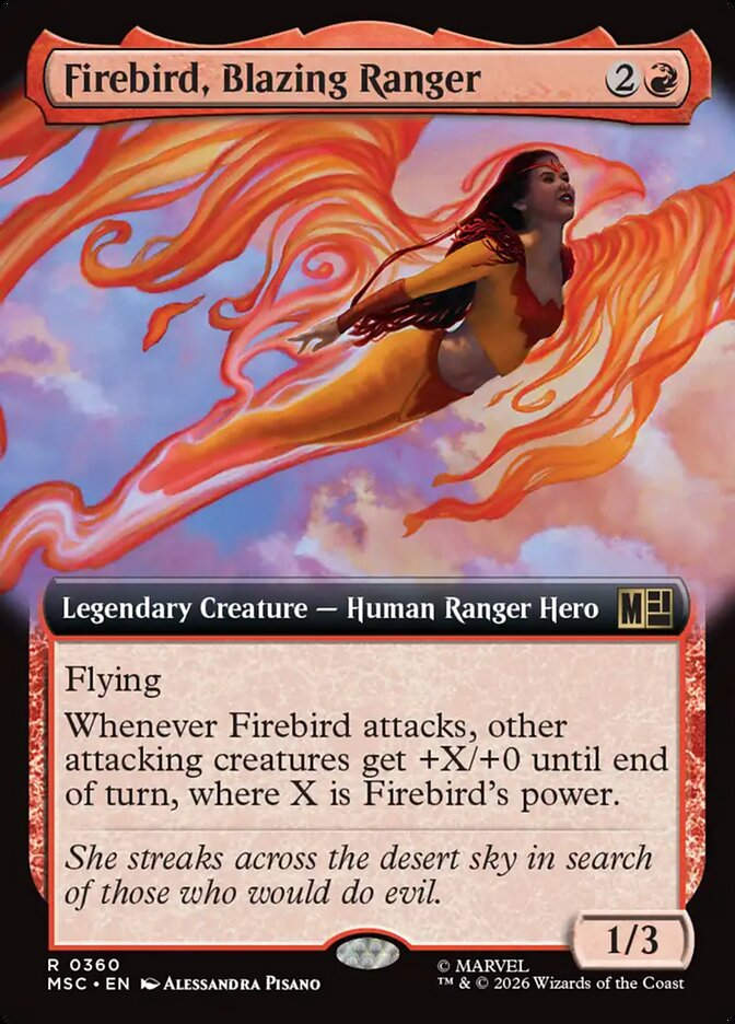Firebird, Blazing Ranger (MSC) (360) / Extended Art