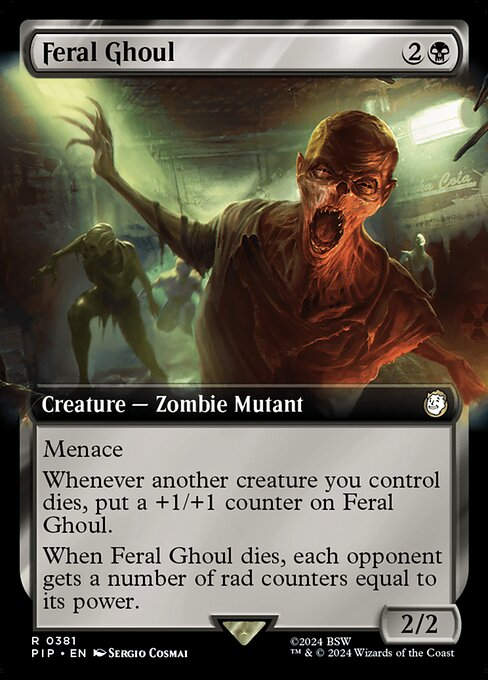 Feral Ghoul (pip) (381) / Extended Art