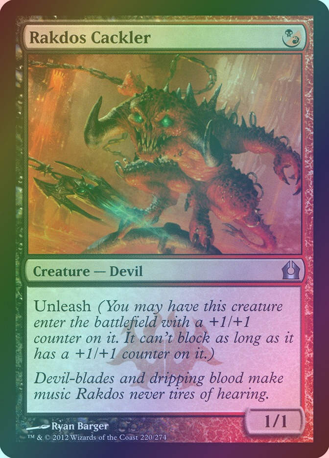 Rakdos Cackler (RTR) (220) / Foil