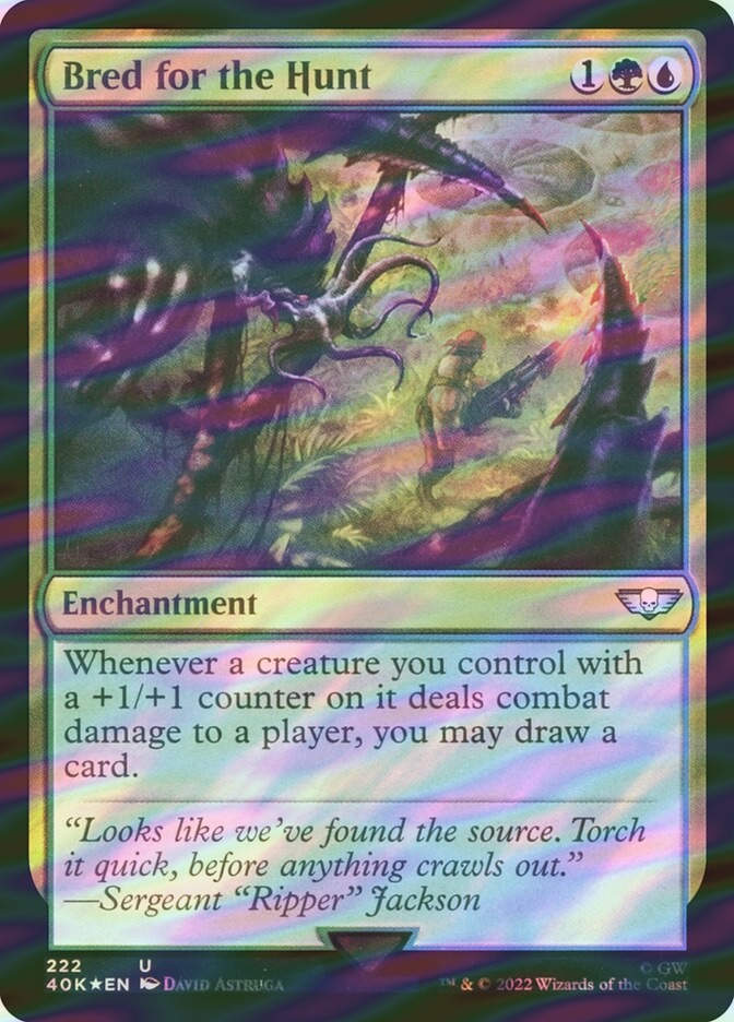 Bred for the Hunt (40K) (222★) / Surge Foil