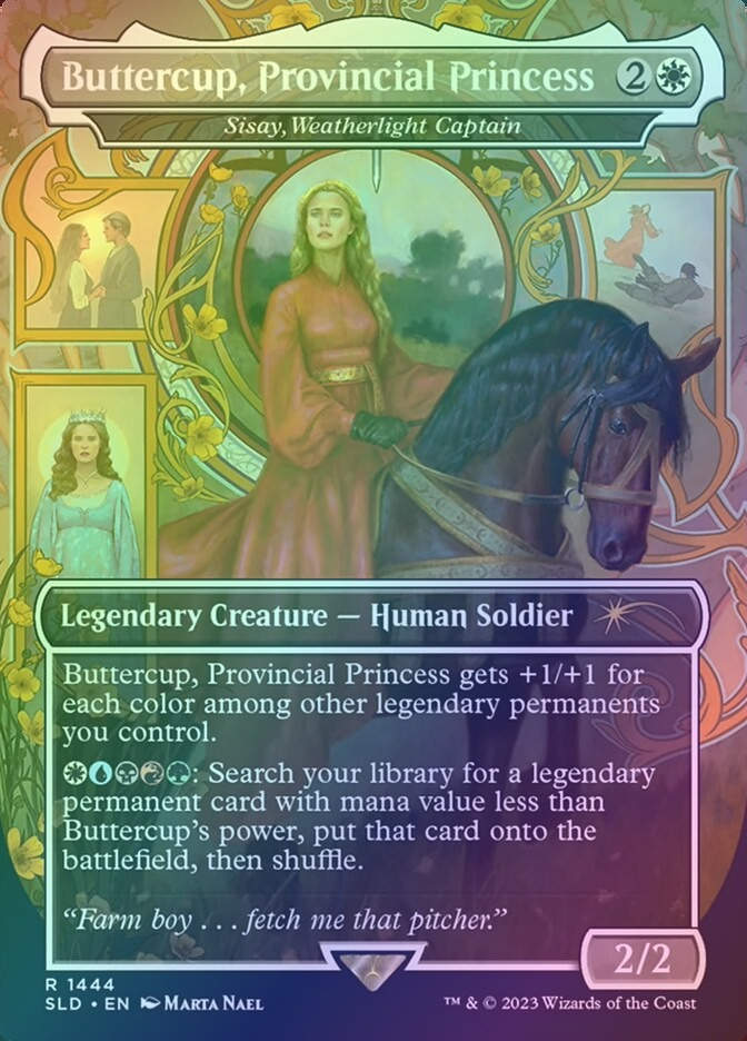 Sisay, Weatherlight Captain (SLD) (1444) / Borderless / Foil