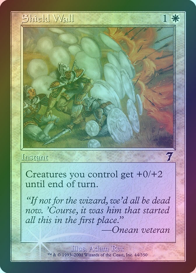 Shield Wall (7ED) (44★) / Foil