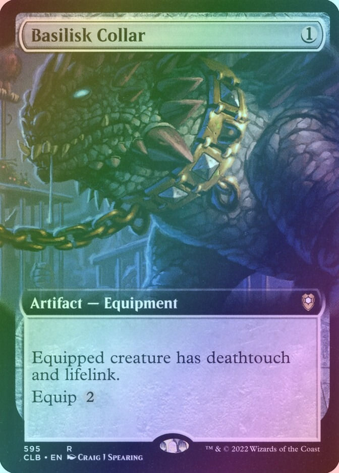 Basilisk Collar (CLB) (595) / Extended Art / Foil