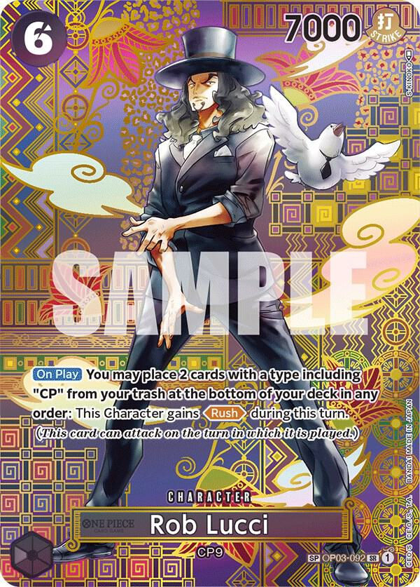 Rob Lucci (092) (SP) (OP03-092) / Foil