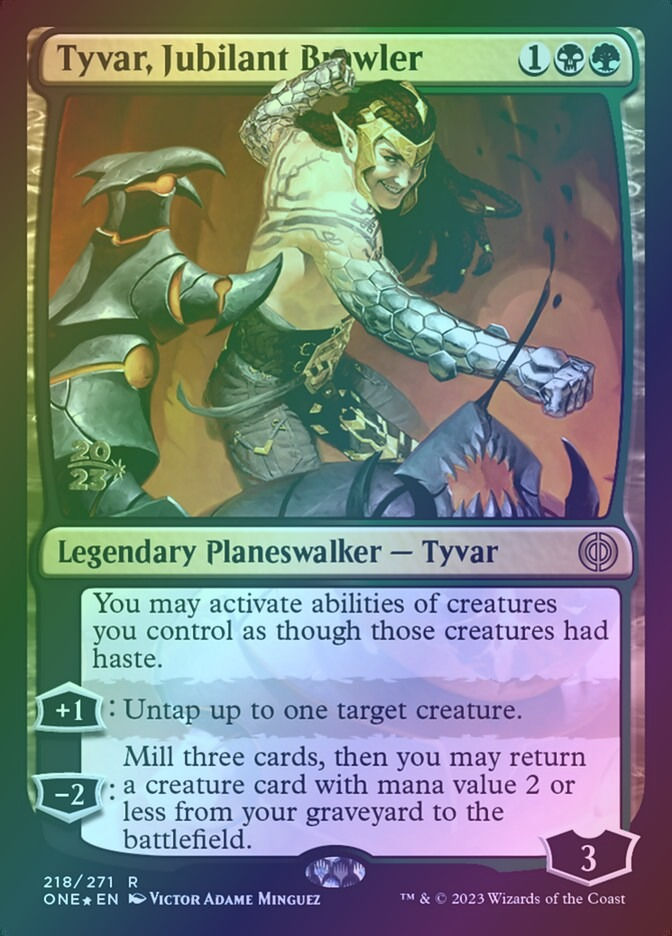 Tyvar, Jubilant Brawler (PONE) (218s) / Foil