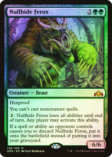 Nullhide Ferox (GRN) (138) / Foil