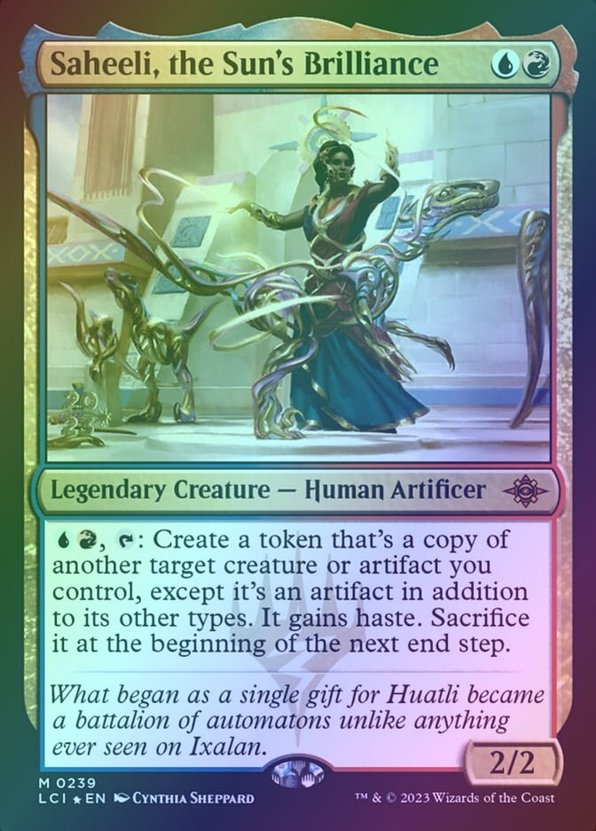 Saheeli, the Sun's Brilliance (PLCI) (239s) / Foil