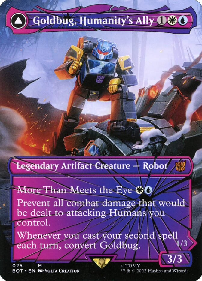 Goldbug, Humanity's Ally // Goldbug, Scrappy Scout (BOT) (25)